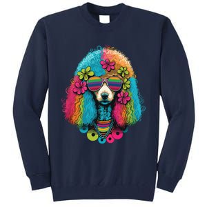 Funny Poodle Dog Miniature Poodle Toy Poodle Hippie Tall Sweatshirt