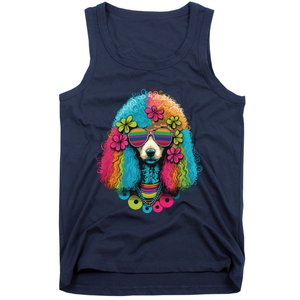 Funny Poodle Dog Miniature Poodle Toy Poodle Hippie Tank Top