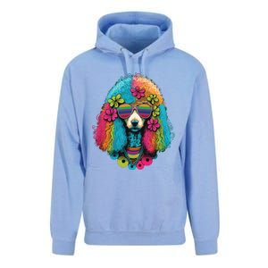 Funny Poodle Dog Miniature Poodle Toy Poodle Hippie Unisex Surf Hoodie