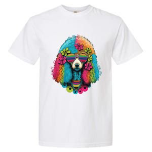 Funny Poodle Dog Miniature Poodle Toy Poodle Hippie Garment-Dyed Heavyweight T-Shirt