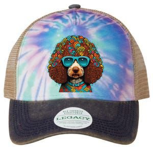 Funny Poodle Dog Miniature Poodle Toy Poodle Hippie Legacy Tie Dye Trucker Hat