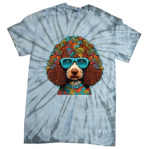 Funny Poodle Dog Miniature Poodle Toy Poodle Hippie Tie-Dye T-Shirt