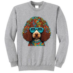 Funny Poodle Dog Miniature Poodle Toy Poodle Hippie Tall Sweatshirt