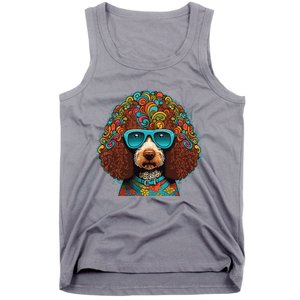 Funny Poodle Dog Miniature Poodle Toy Poodle Hippie Tank Top