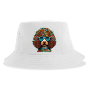 Funny Poodle Dog Miniature Poodle Toy Poodle Hippie Sustainable Bucket Hat