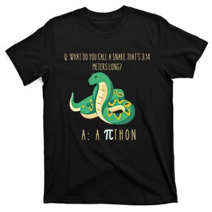 Funny Pi Day Pi Thon Python Mathmatic Joke Gift T-Shirt