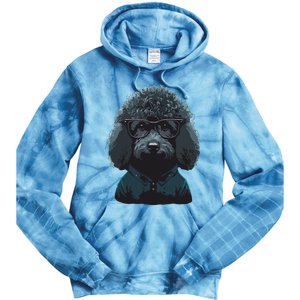 Funny Poodle Dog Miniature Poodle Toy Poodle Hipster Tie Dye Hoodie