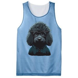 Funny Poodle Dog Miniature Poodle Toy Poodle Hipster Mesh Reversible Basketball Jersey Tank