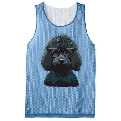 Funny Poodle Dog Miniature Poodle Toy Poodle Hipster Mesh Reversible Basketball Jersey Tank