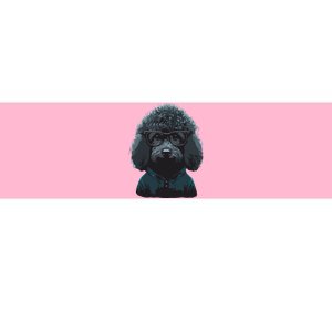 Funny Poodle Dog Miniature Poodle Toy Poodle Hipster Bumper Sticker