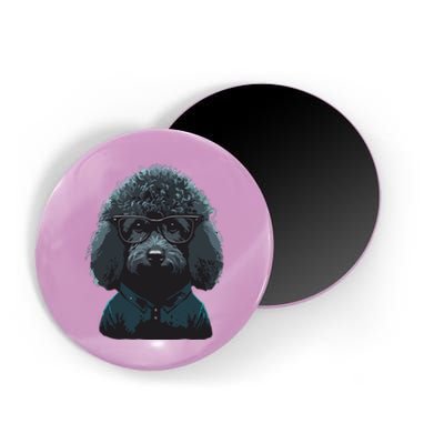 Funny Poodle Dog Miniature Poodle Toy Poodle Hipster Magnet