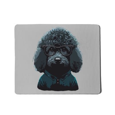 Funny Poodle Dog Miniature Poodle Toy Poodle Hipster Mousepad