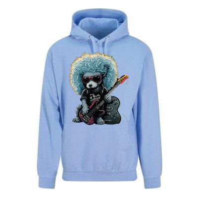 Funny Poodle Dog Miniature Poodle Toy Poodle Retro Sunset Unisex Surf Hoodie