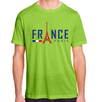 France Paris Eiffel Tower Adult ChromaSoft Performance T-Shirt