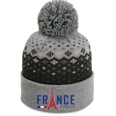 France Paris Eiffel Tower The Baniff Cuffed Pom Beanie