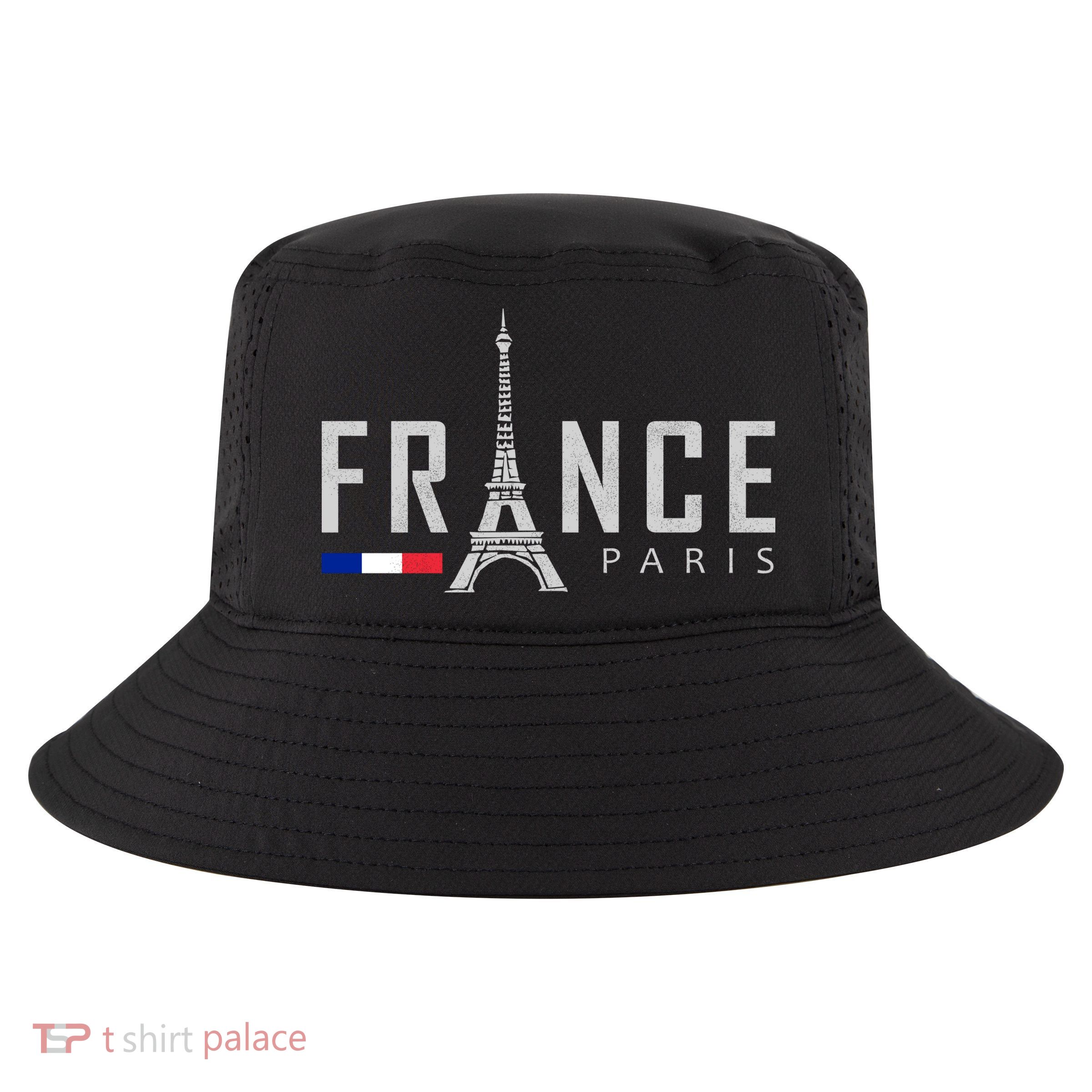 France Paris Eiffel Tower Cool Comfort Performance Bucket Hat