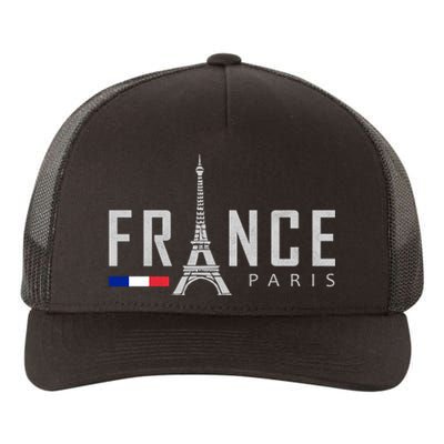 France Paris Eiffel Tower Yupoong Adult 5-Panel Trucker Hat