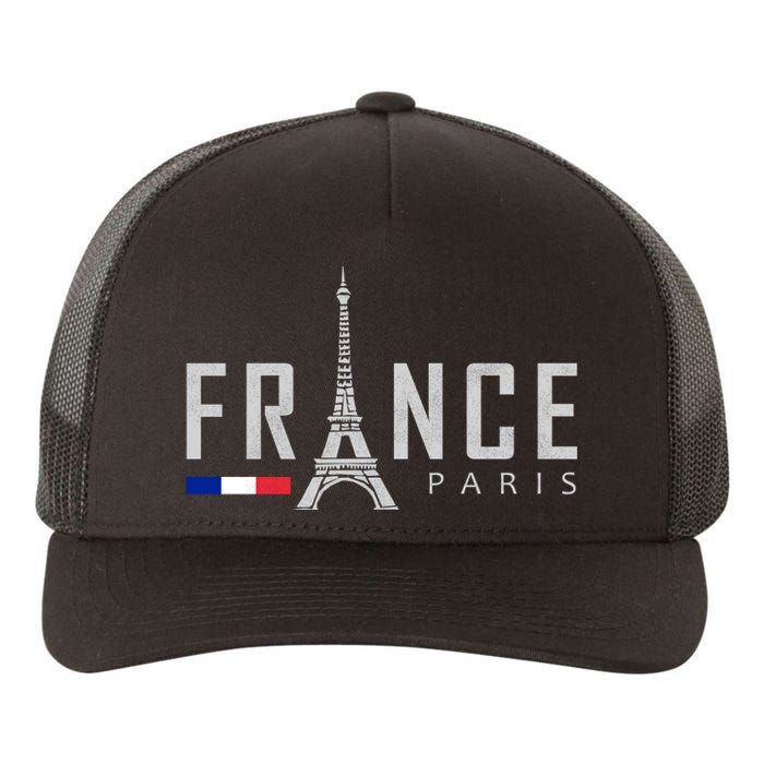 France Paris Eiffel Tower Yupoong Adult 5-Panel Trucker Hat