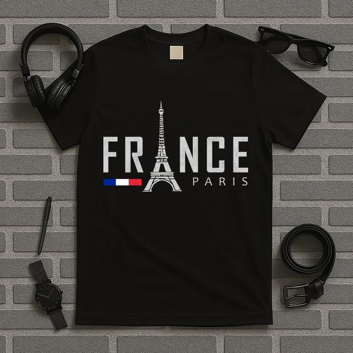 France Paris Eiffel Tower T-Shirt