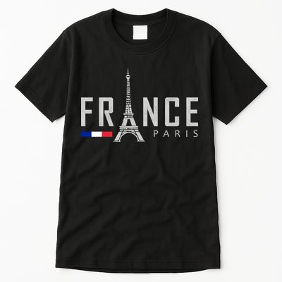 France Paris Eiffel Tower Tall T-Shirt