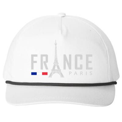 France Paris Eiffel Tower Snapback Five-Panel Rope Hat