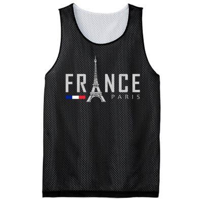 France Paris Eiffel Tower Mesh Reversible Basketball Jersey Tank