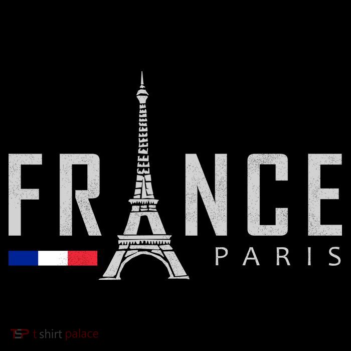 France Paris Eiffel Tower Cooling Performance Long Sleeve Crew
