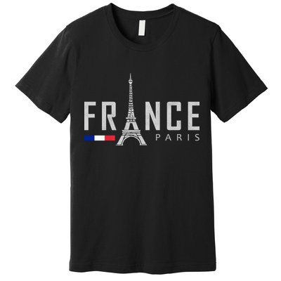 France Paris Eiffel Tower Premium T-Shirt