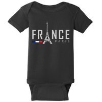 France Paris Eiffel Tower Baby Bodysuit