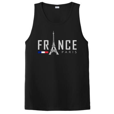 France Paris Eiffel Tower PosiCharge Competitor Tank