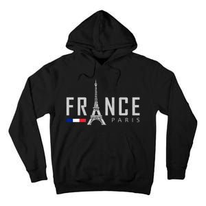 France Paris Eiffel Tower Tall Hoodie