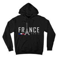 France Paris Eiffel Tower Tall Hoodie