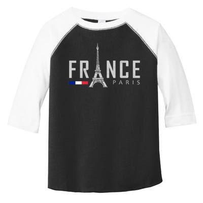 France Paris Eiffel Tower Toddler Fine Jersey T-Shirt