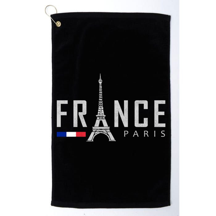 France Paris Eiffel Tower Golf Towel