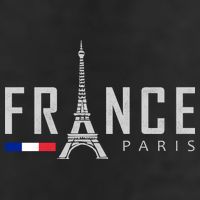 France Paris Eiffel Tower Golf Towel