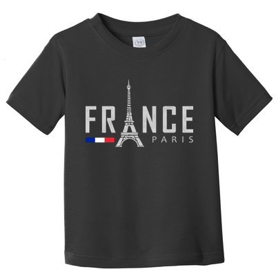 France Paris Eiffel Tower Toddler T-Shirt