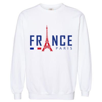 France Paris Eiffel Tower Garment-Dyed Sweatshirt