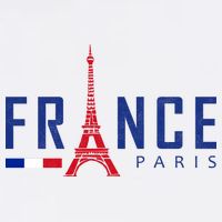 France Paris Eiffel Tower Garment-Dyed Sweatshirt