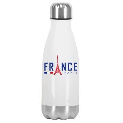 France Paris Eiffel Tower Stainless Steel Insulated Water Bottle