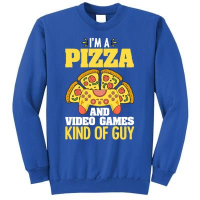 Funny Pizza Eater Game For Computer Gamer Cheesy Food Lovers Gift Sweatshirt