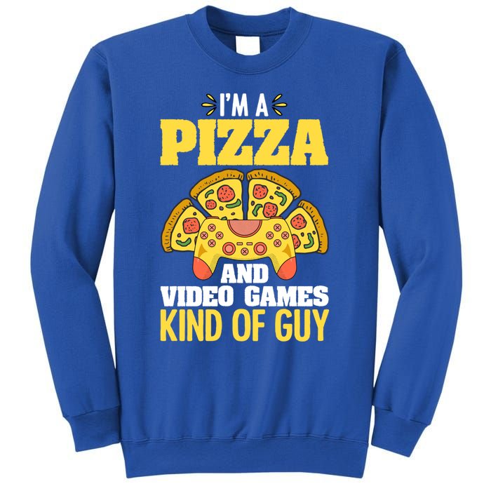 Funny Pizza Eater Game For Computer Gamer Cheesy Food Lovers Gift Sweatshirt