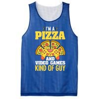 Funny Pizza Eater Game For Computer Gamer Cheesy Food Lovers Gift Mesh Reversible Basketball Jersey Tank