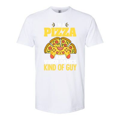 Funny Pizza Eater Game For Computer Gamer Cheesy Food Lovers Gift Softstyle CVC T-Shirt