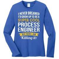 Funny Process Engineer Appreciation Funny Gift Ladies Long Sleeve Shirt