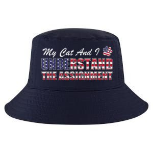 Funny Political Election 2024 My Cat Understand The Assignment Funny Political Cool Comfort Performance Bucket Hat