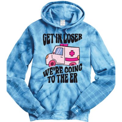 Funny Paramedic Emt Medic Emergency Room Tech Tie Dye Hoodie