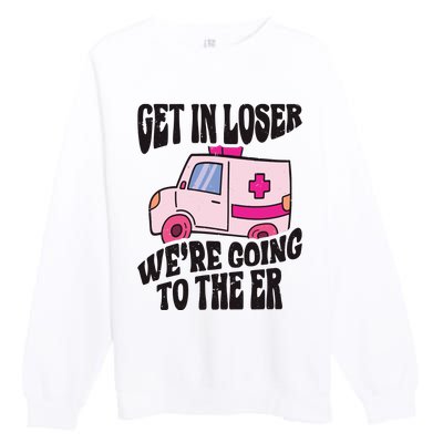 Funny Paramedic Emt Medic Emergency Room Tech Premium Crewneck Sweatshirt