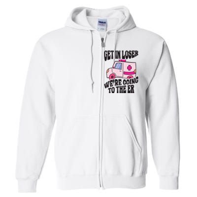 Funny Paramedic Emt Medic Emergency Room Tech Full Zip Hoodie