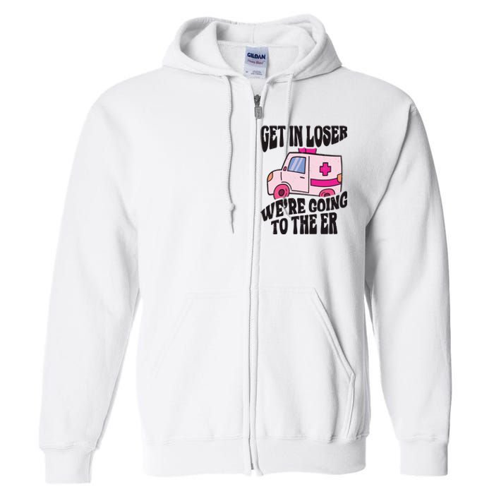 Funny Paramedic Emt Medic Emergency Room Tech Full Zip Hoodie