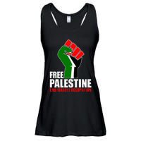 Free Palestine End Israeli Occupation Ladies Essential Flowy Tank